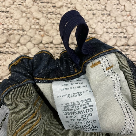 Dark Blue Denim Jeans - Picture 4 of 6